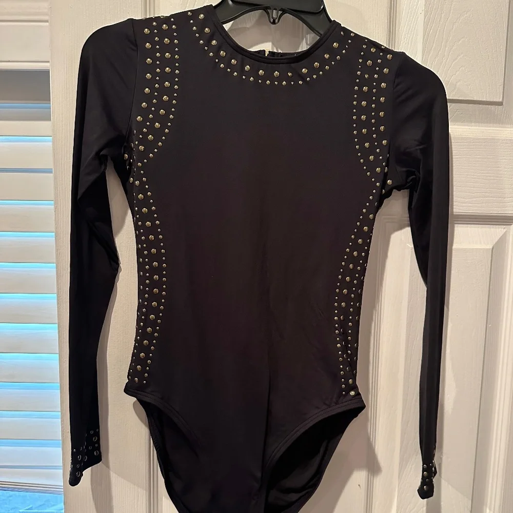 Michael Kors Glam Deco Rashguard Surf Suit One Piece Swimsuit NWT - Picture 3 of 6